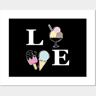 Ice Cream - Love Posters and Art